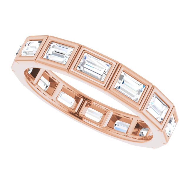 1 1/6 CTW Natural Diamond Eternity Band, 3.33 mm