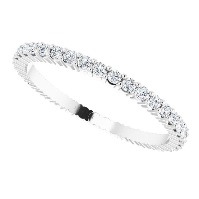 1/2 CTW Lab-Grown Diamond Eternity Band, 1.7 mm