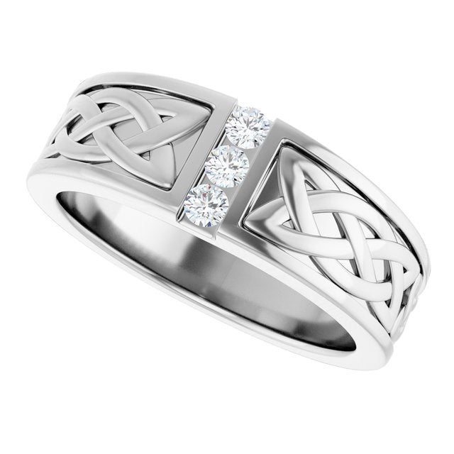 1/5 CTW Natural Diamond Band, 7.85 mm