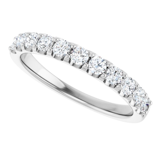 1/2 CTW Anniversary Band, 2.8 mm — Natural or Lab-Grown Diamond