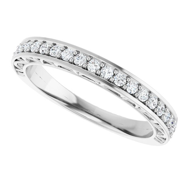 1/3 CTW Natural Diamond Anniversary Band, 2.61 mm