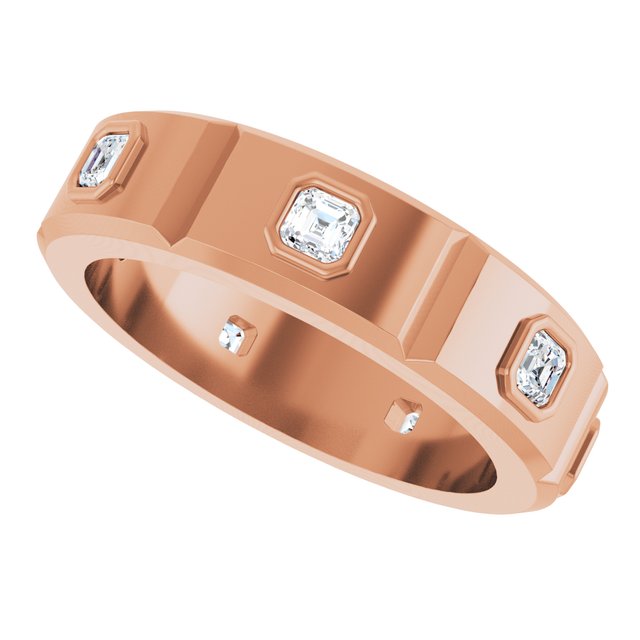 5/8 CTW Natural Diamond Mens Band