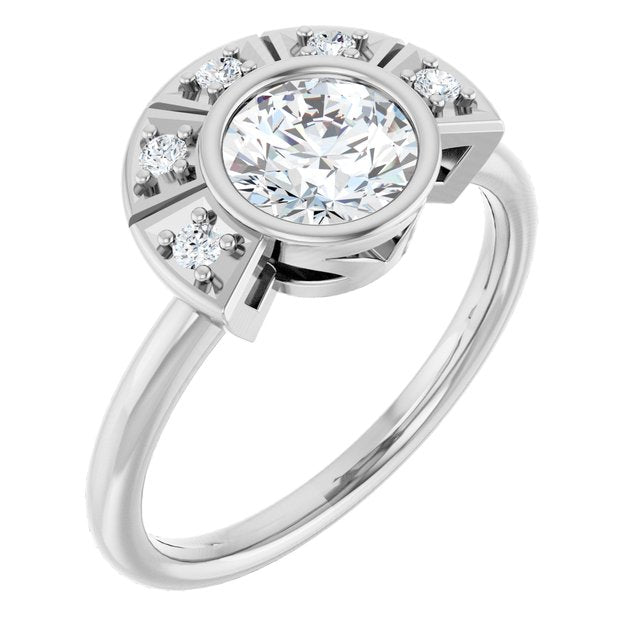 .06 CTW Natural Diamond Matching Band, 5.5 mm
