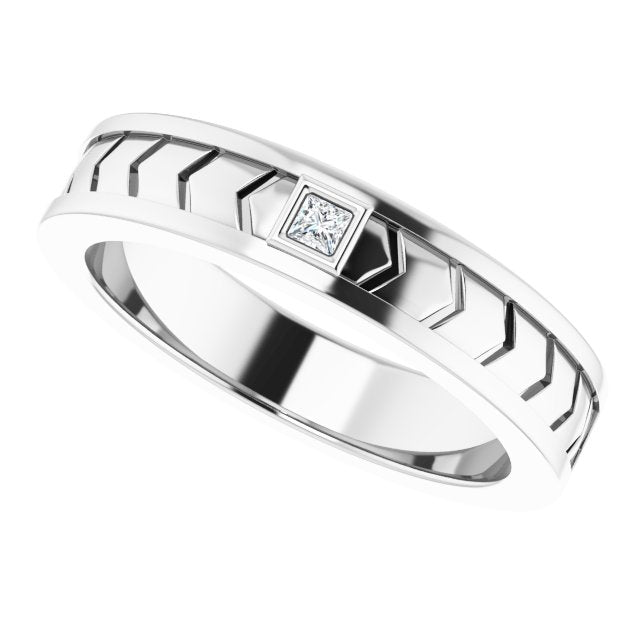 .05 CTW Natrual Diamond Design Band