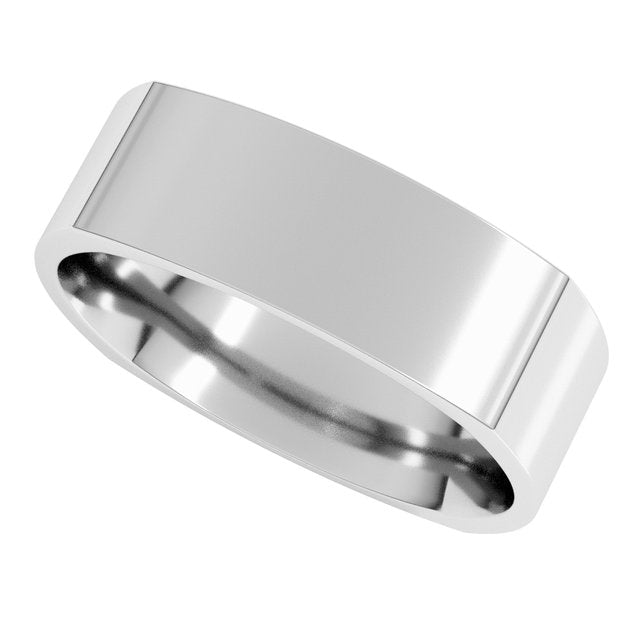 Comfort-Fit Square Band, 6 mm
