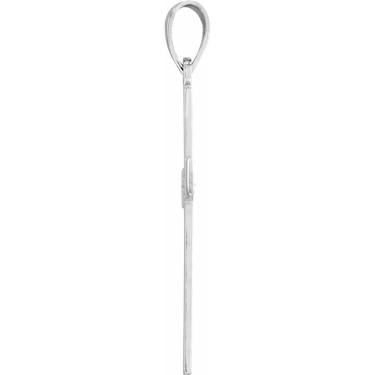 .01 CT Natural Diamond Cross Pendant