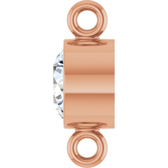 1/5 CT Natural Diamond Link, 4.57 mm x 8.74