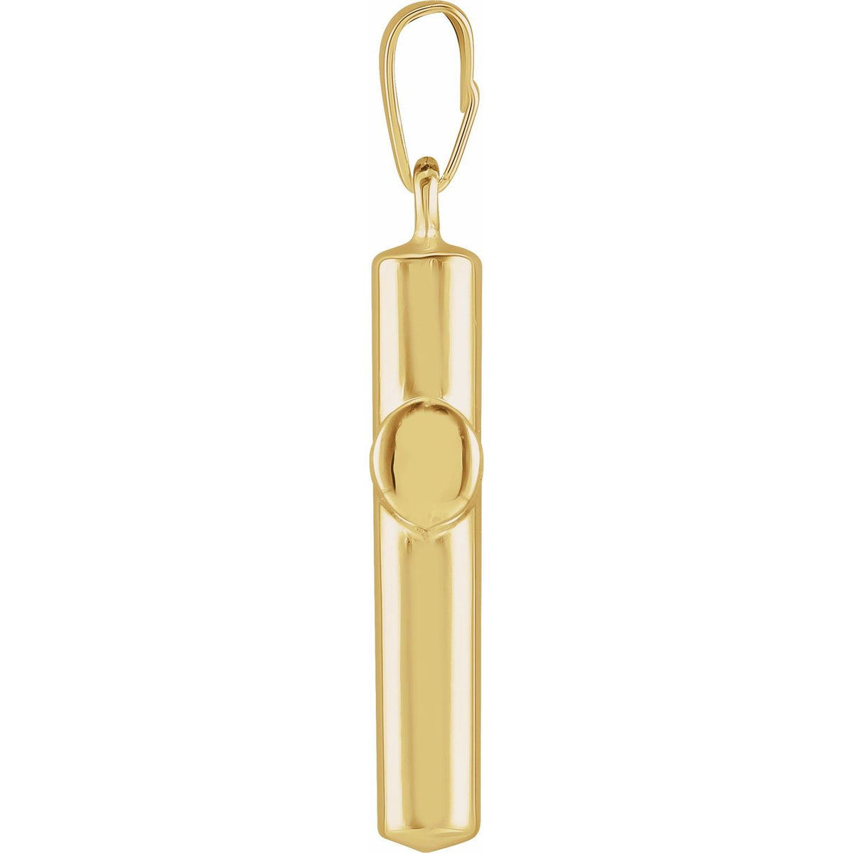 14K Yellow Gold 19x15 mm Cross Pendant