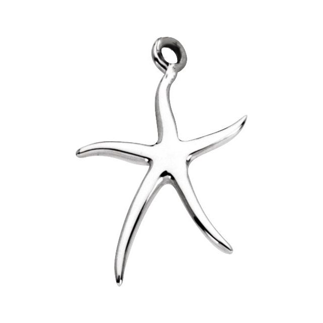 Starfish Dangle, 18 mm x 25 mm