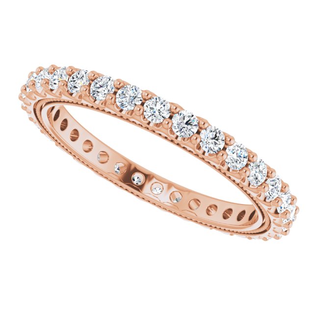 7/8 CTW Natural Diamond Eternity Band Size NONE
