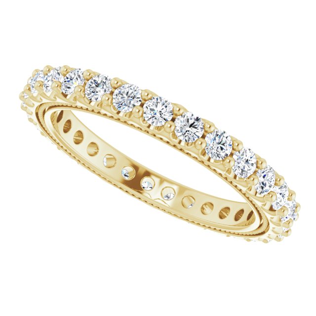 7/8 CTW Lab-Grown Diamond Eternity Band