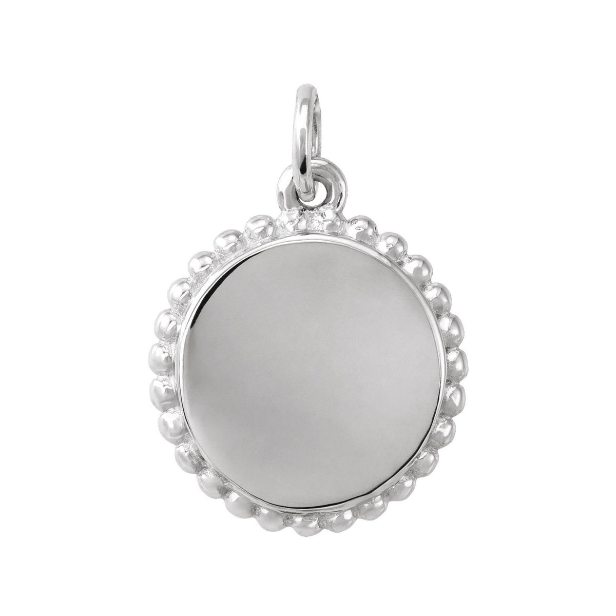 Engravable Beaded Charm/Pendant
