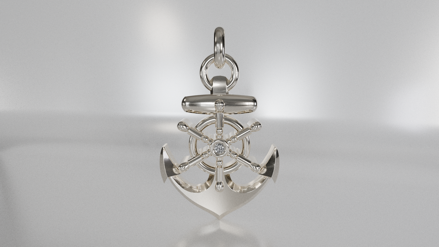 Nautical Anchor Pendant