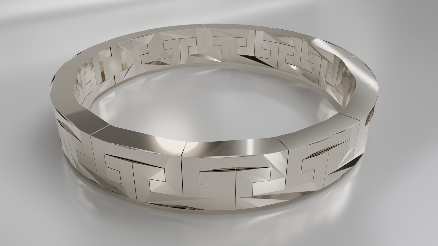 Imperial Legacy: Geometric Bracelet