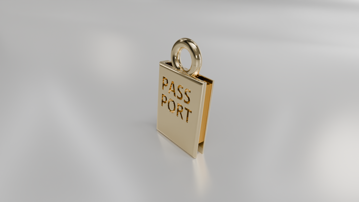 Passport Charm