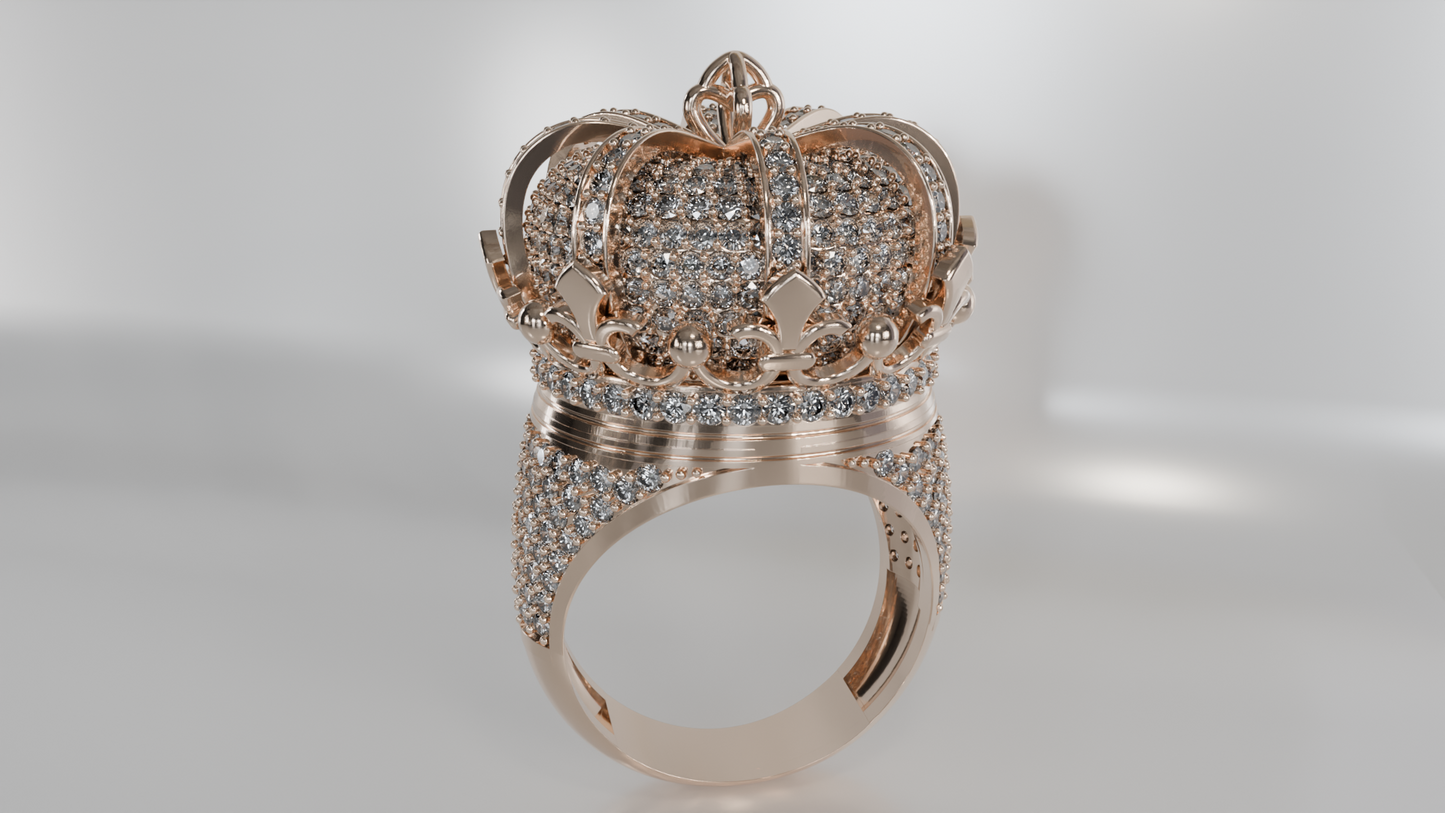 Royalty Crown Diamond Ring