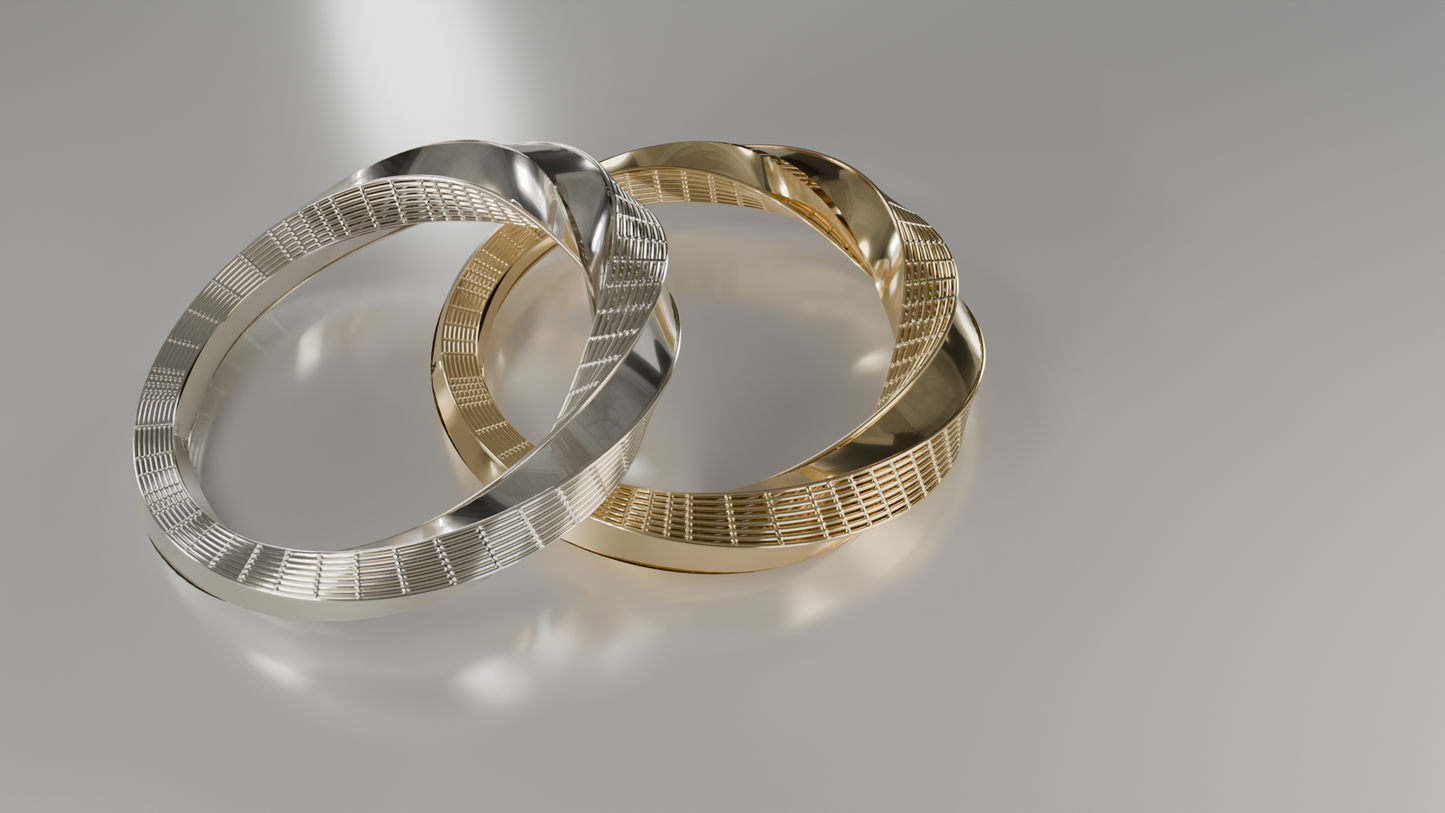 Textured Bangle Bracelets