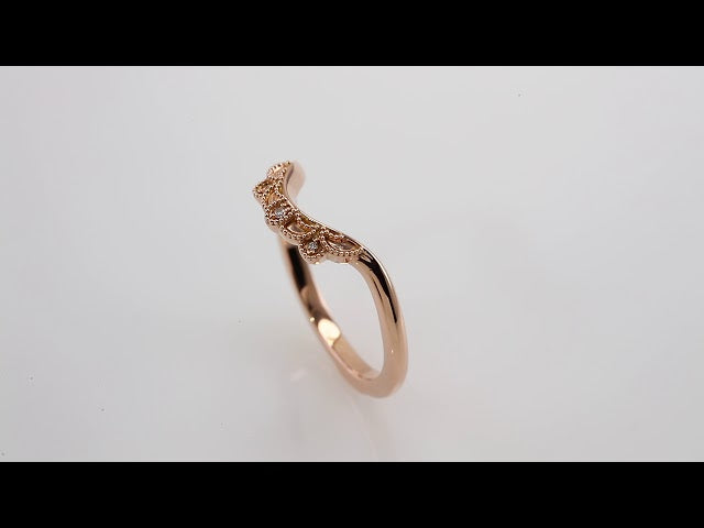.01 CTW Natural Diamond Matching Band, 6.2 mm