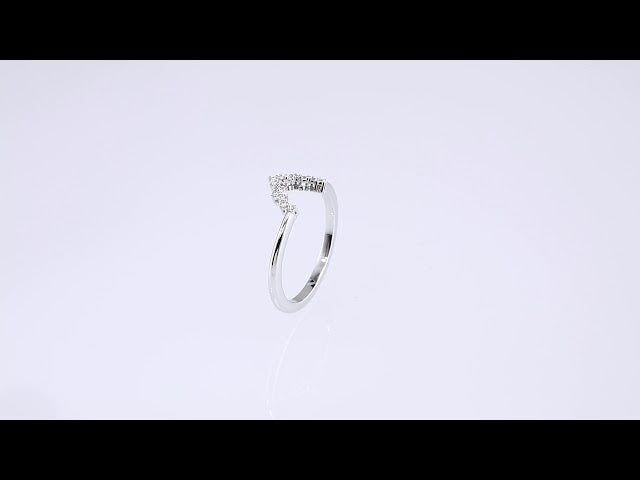 .08 CTW Natural Diamond Matching Band, 7.41 mm