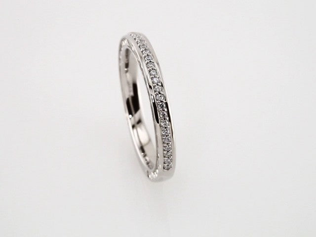 14K White Gold 1/8 CTW Natural Diamond Anniversary Band