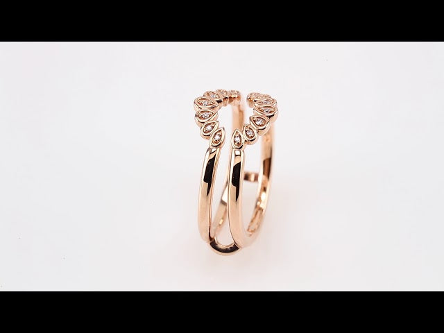 .04 CTW Natural Diamond Ring Guard