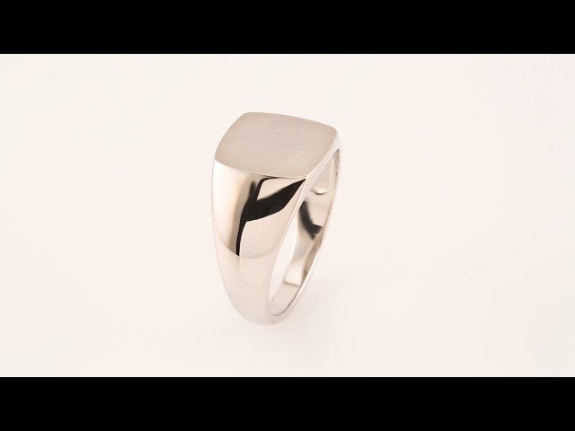 13x12 mm Rectangle Signet Ring