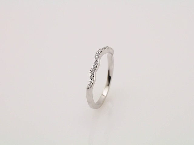 1/10 CTW Natural Diamond Matching Band, 2 mm, Halo-Style Infinity-Inspired Engagement