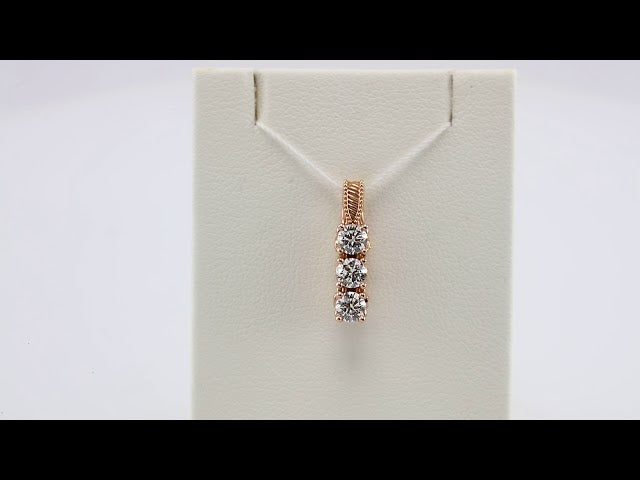 5/8 CTW Natural Diamond Pendant