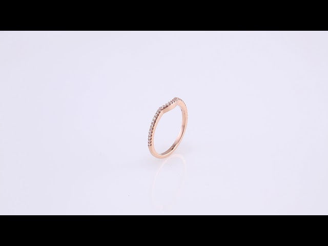 1/8 CTW Natural Diamond Contour Band, 1.5 mm