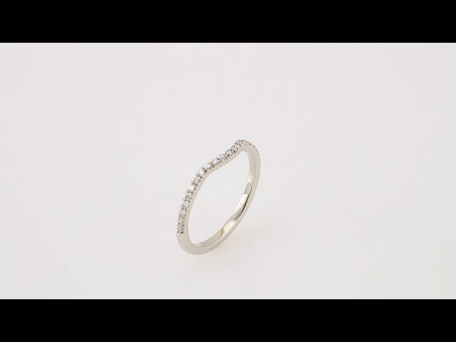 1/8 CTW Natural Diamond Contour Band, 1.4 mm