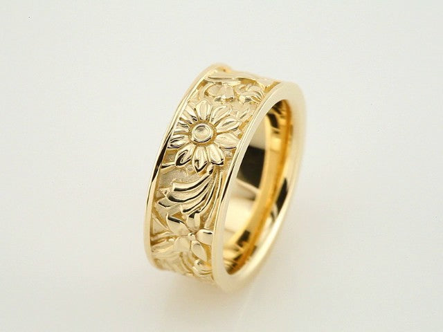 Floral Flat Band, 8.25 mm