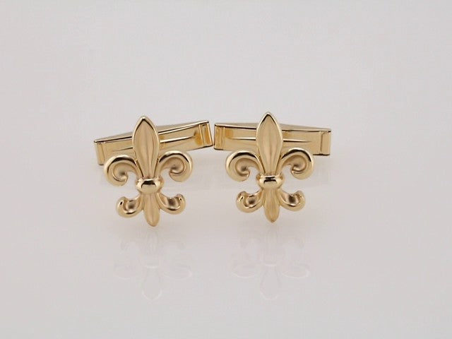 Fleur-de-Lis Cuff Links