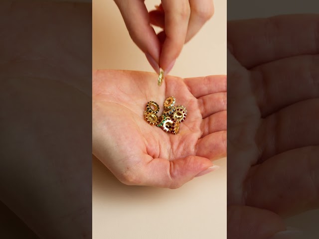 Natural Emerald Spacer Charm/Pendant