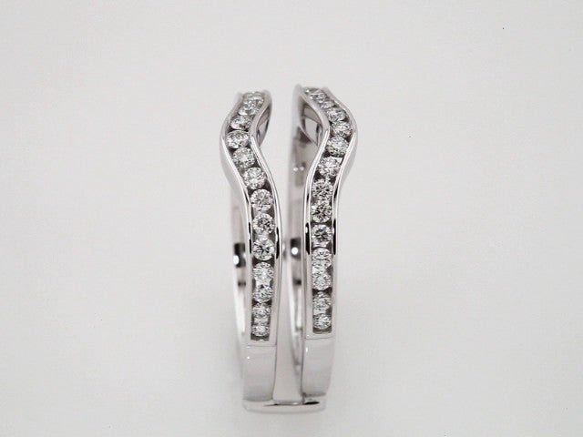 1/2 CTW Natural Diamond Ring Guard, Channel-Set