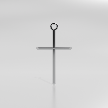 Gold Pendant, white front