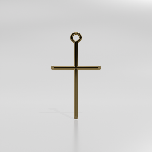 Gold Pendant, yellow front