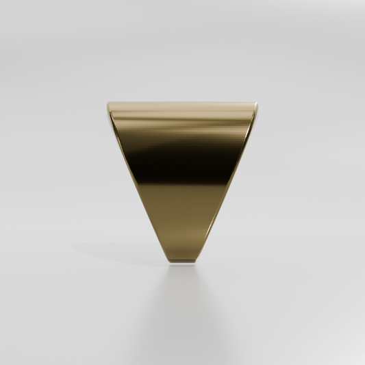 Gold Pendant, yellow front