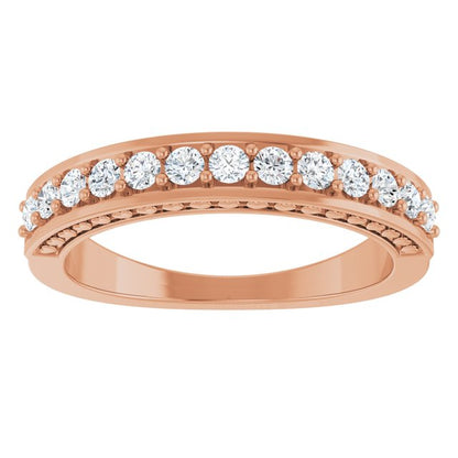 3/8 CTW Natural Diamond Anniversary Band, 3.58 mm