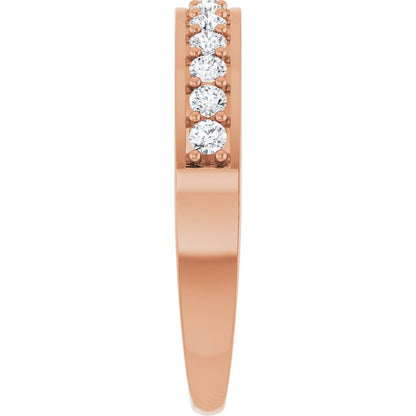3/8 CTW Natural Diamond Anniversary Band, 3.58 mm