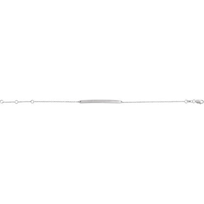 Engravable Skinny Bar 6 1/2-7 1/2" Bracelet