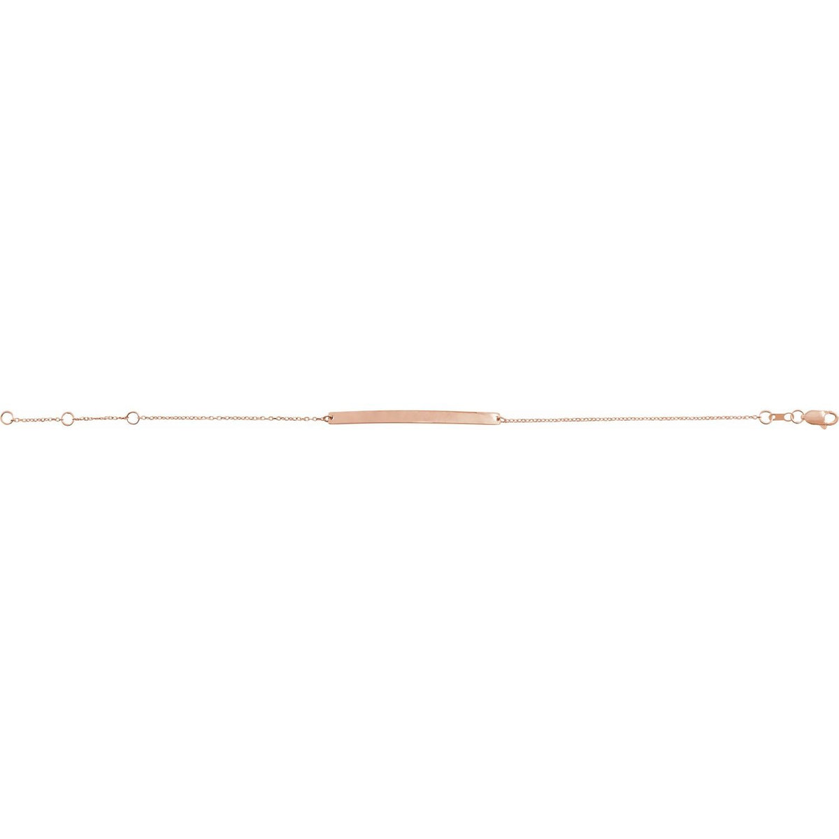 Engravable Skinny Bar 6 1/2-7 1/2" Bracelet