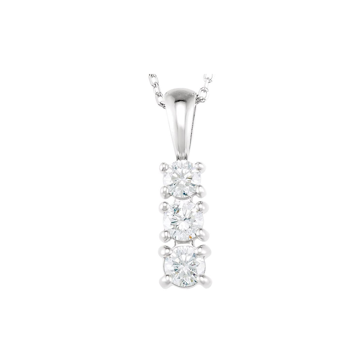 1/2 CTW Lab-Grown Diamond 18" Necklace