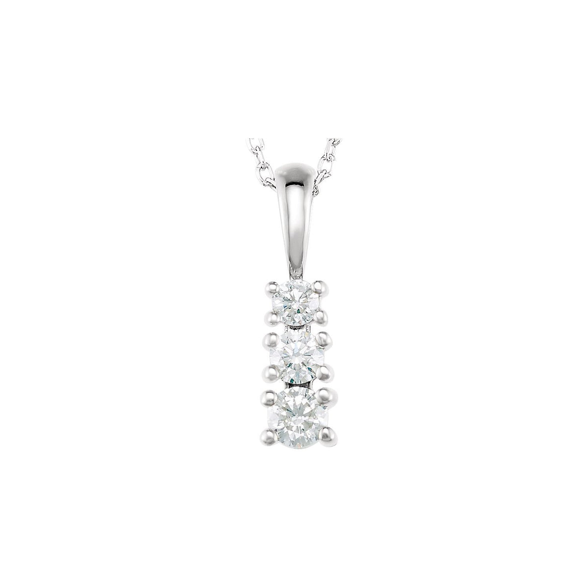 1/2 CTW Lab-Grown Diamond 18" Necklace