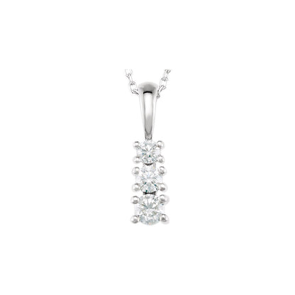 1/2 CTW Lab-Grown Diamond 18" Necklace