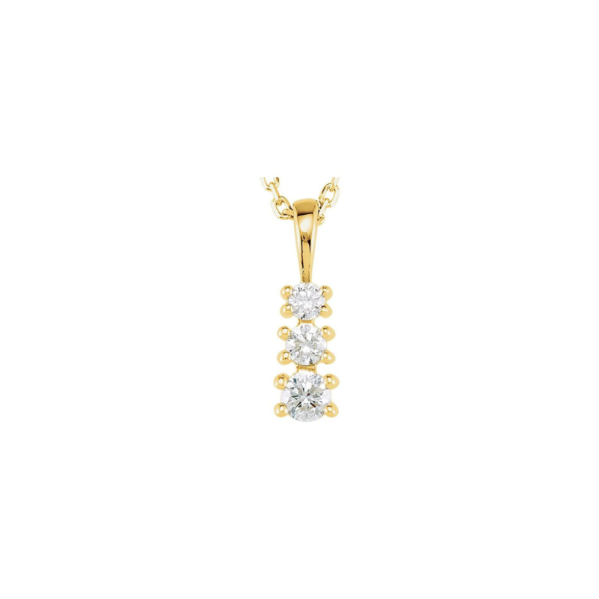 1/6 CTW Lab-Grown Diamond 18" Necklace