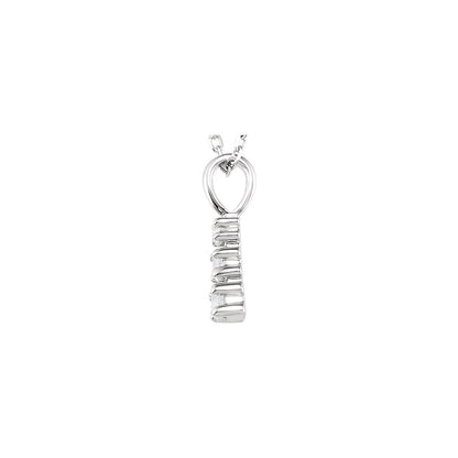 1/6 CTW Lab-Grown Diamond 18" Necklace