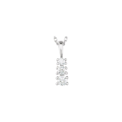 1/6 CTW Lab-Grown Diamond 18" Necklace