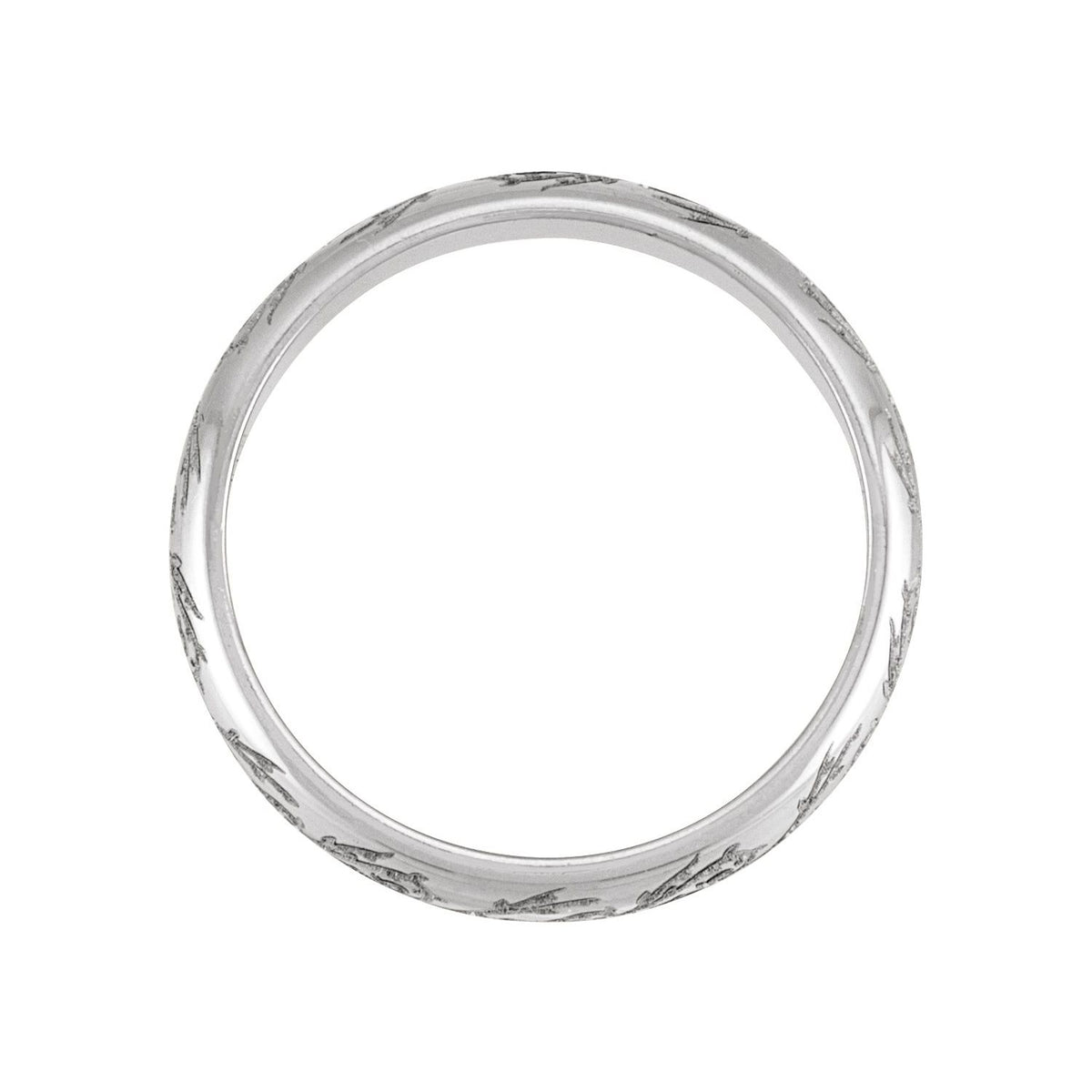Sculptural Half Round Band