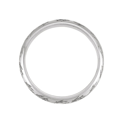 Sculptural Half Round Band