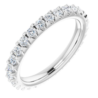 3/4 CTW Natural Diamond Eternity Band, 2.2 mm